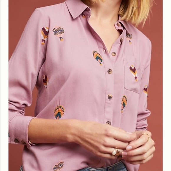 Anthropologie Tops - NWT Anthropologie County Fair Embroidered Blouse